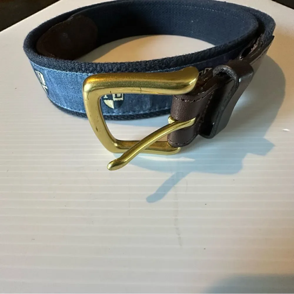 Vineyard vines by Shep and Ian blue belt size 40